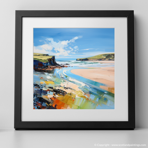 Framed version of Lunan Bay