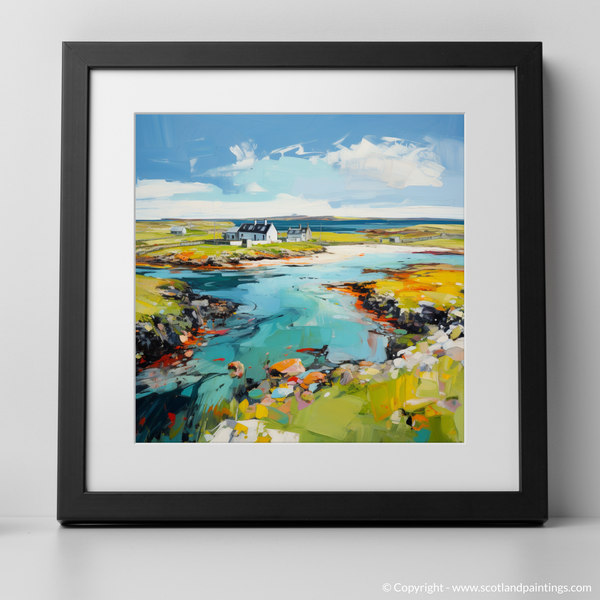 Framed version of Isle of Tiree