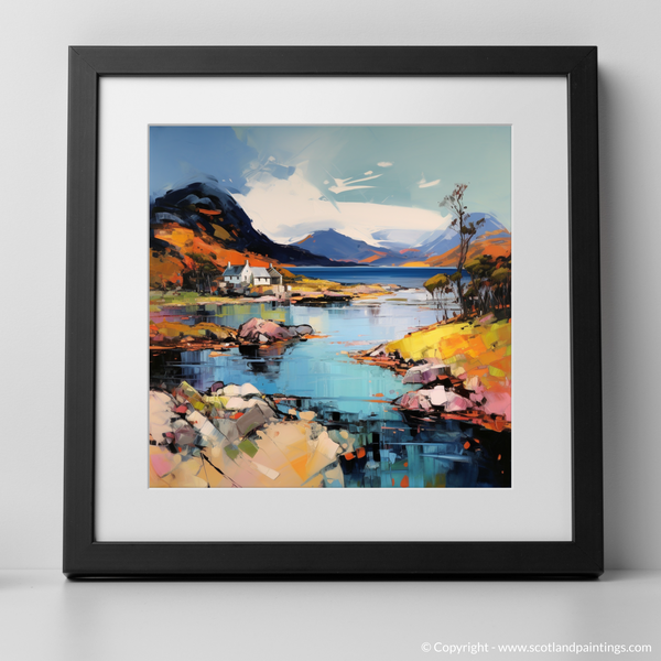 Framed version of Shieldaig Bay