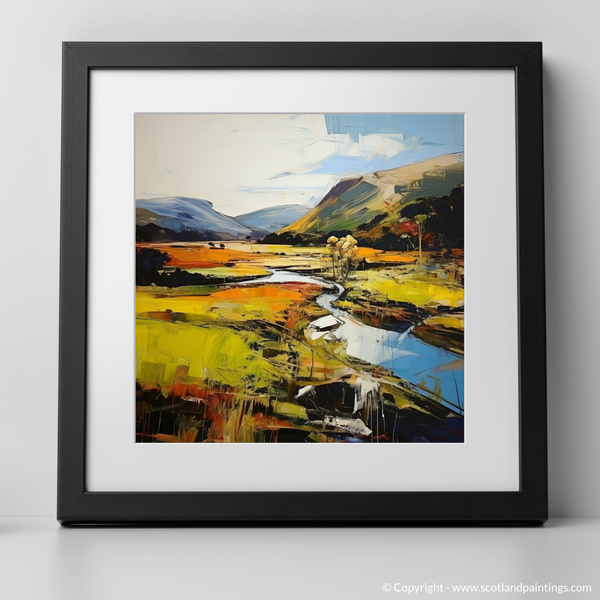 Framed version of Glen Esk