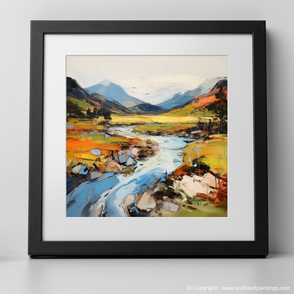 Framed version of Glen Esk