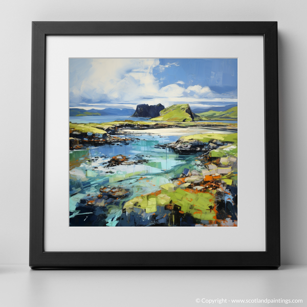 Framed version of Isle of Canna