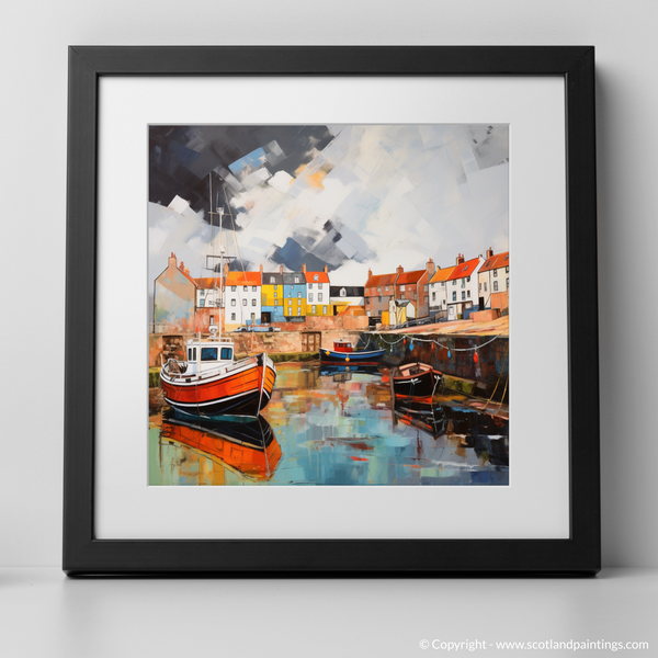 Framed version of St Monans Harbour