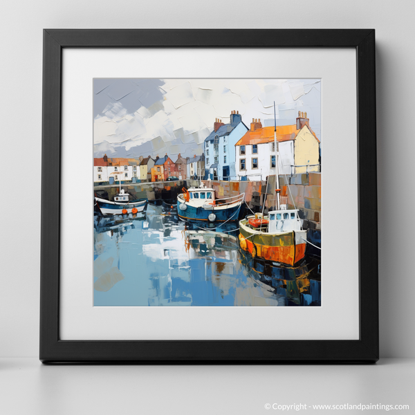 Framed version of St Monans Harbour