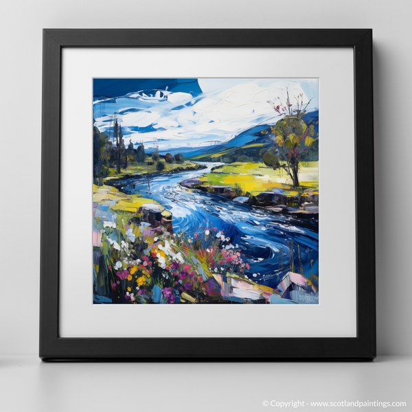 Framed version of River Carron