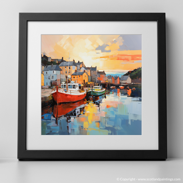 Framed version of Millport Harbour