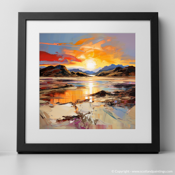 Framed version of Silver Sands of Morar