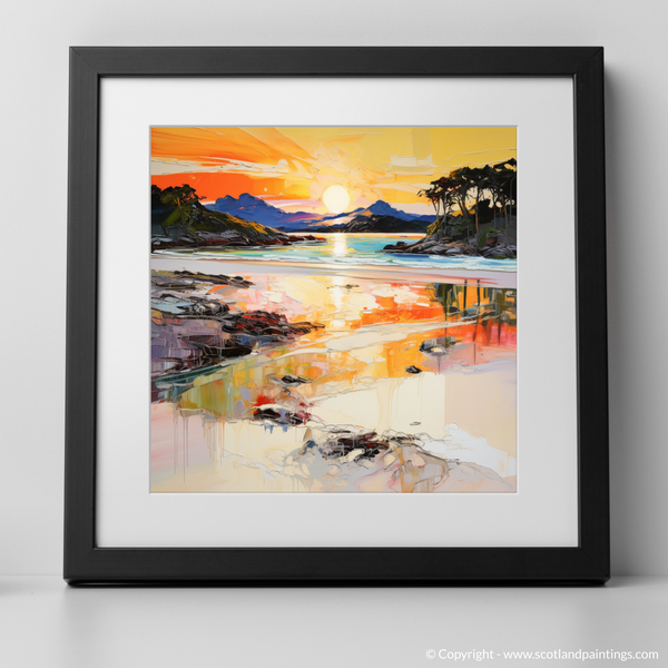 Framed version of Silver Sands of Morar