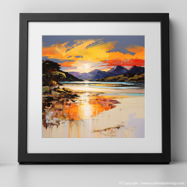 Framed version of Silver Sands of Morar