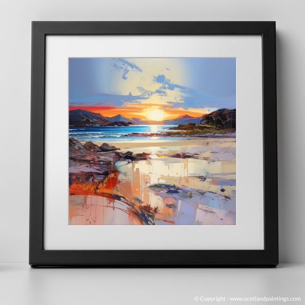 Framed version of Silver Sands of Morar