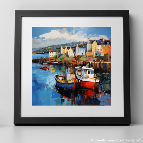 Framed version of Millport Harbour