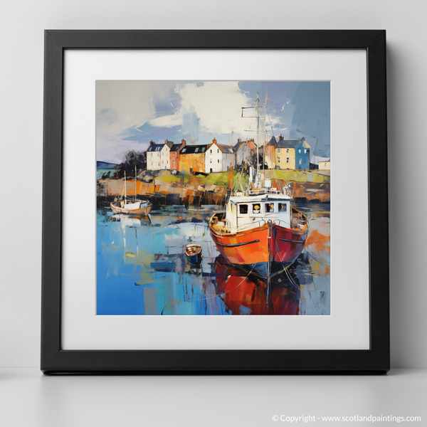 Framed version of Millport Harbour