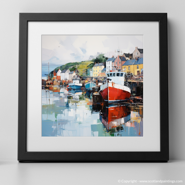 Framed version of Millport Harbour