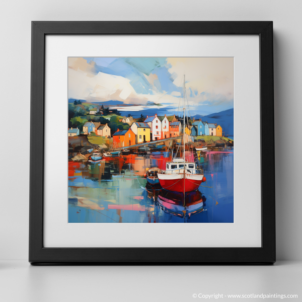 Framed version of Millport Harbour