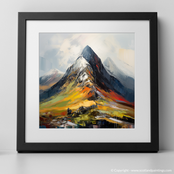 Framed version of Sgurr a' Mhaim