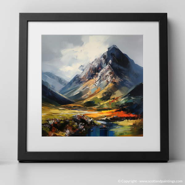 Framed version of Sgurr a' Mhaim