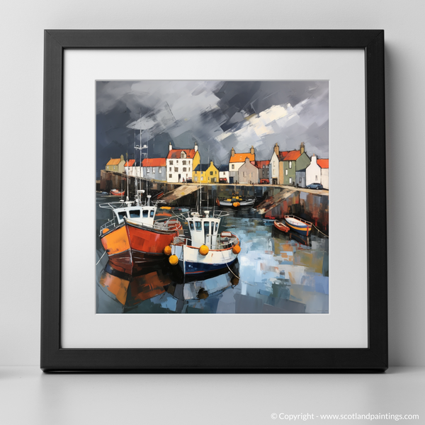 Framed version of Pittenweem Harbour