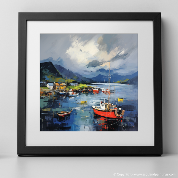 Framed version of Lochranza Harbour