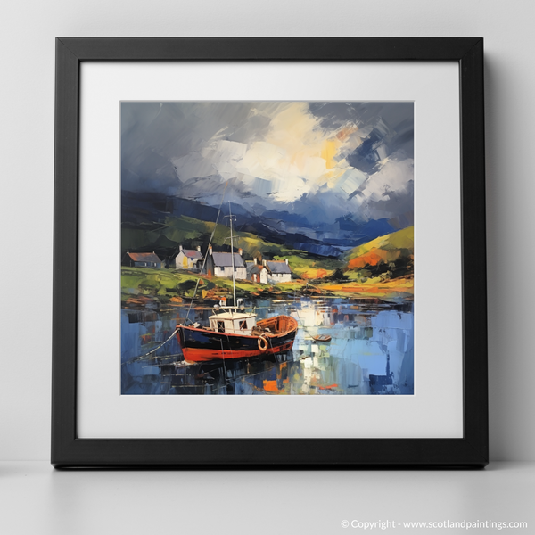 Framed version of Lochranza Harbour