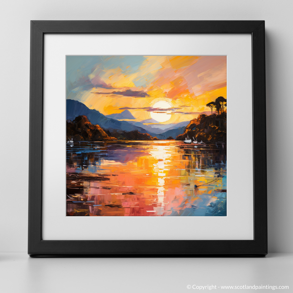 Framed version of Loch Lomond