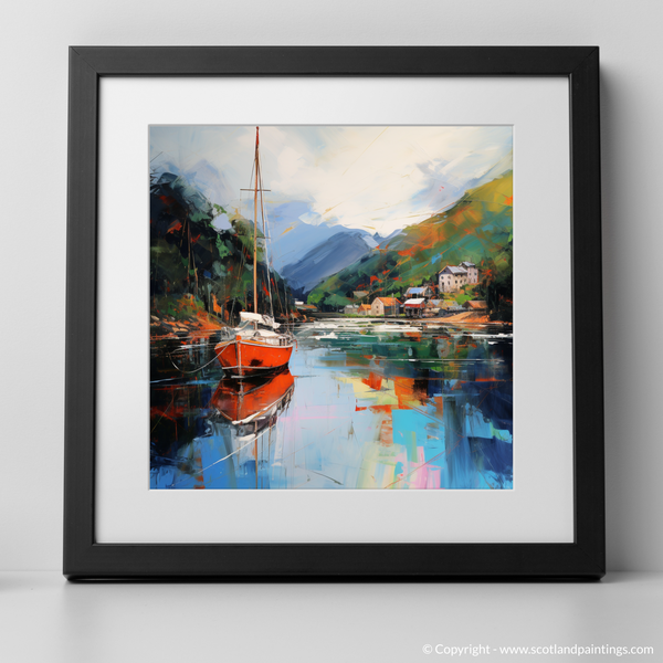 Framed version of Balmaha Harbour