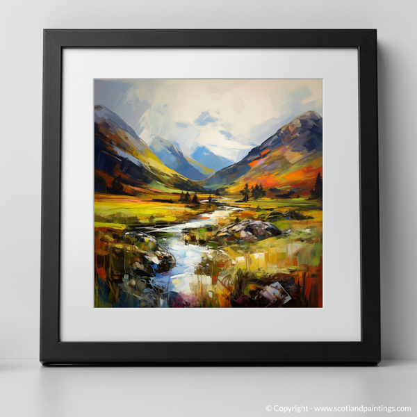 Framed version of Glen Strathfarrar