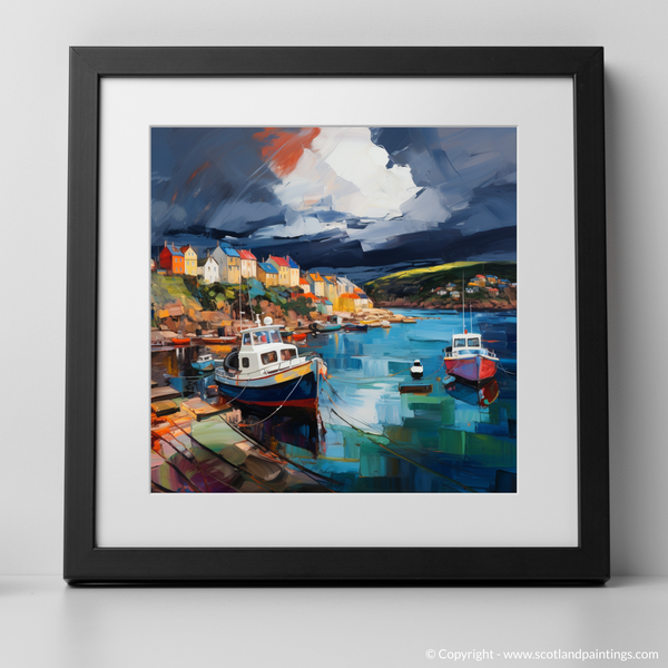 Framed version of St Abba's Harbour