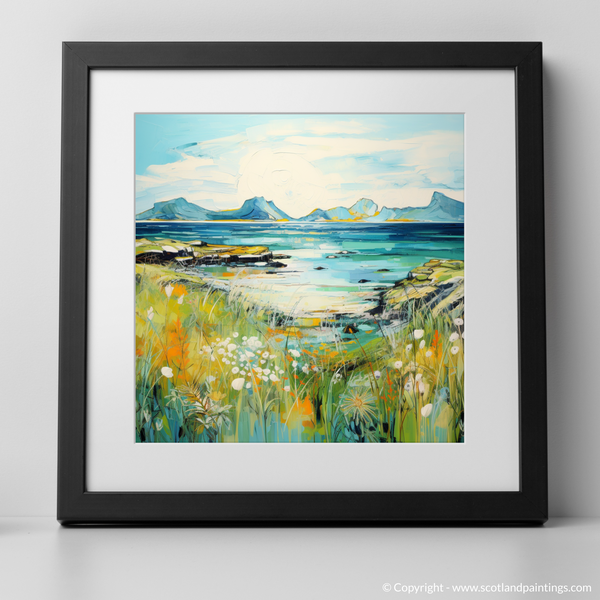 Framed version of Isle of Eigg