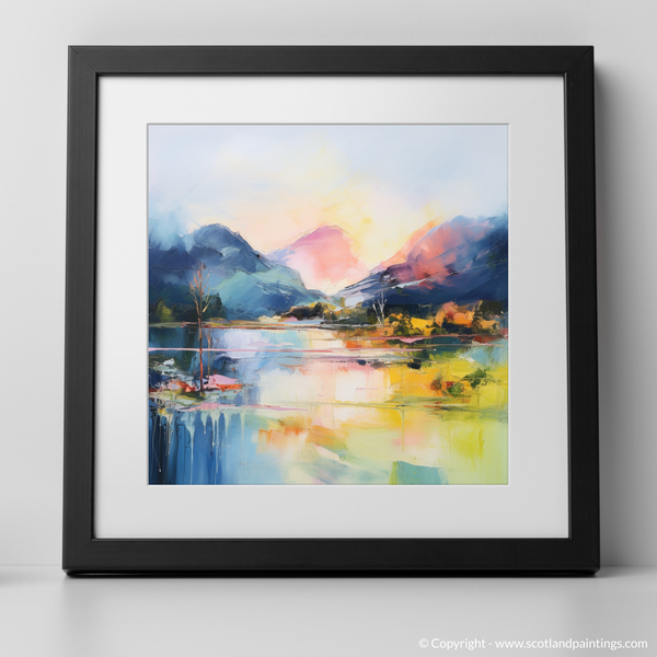 Framed version of Loch Morar