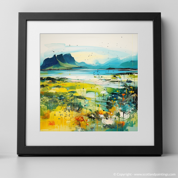 Framed version of Isle of Eigg