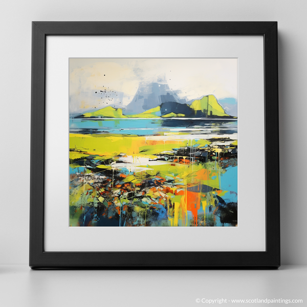 Framed version of Isle of Eigg