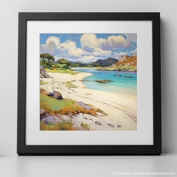 Framed version of Silver Sands of Morar