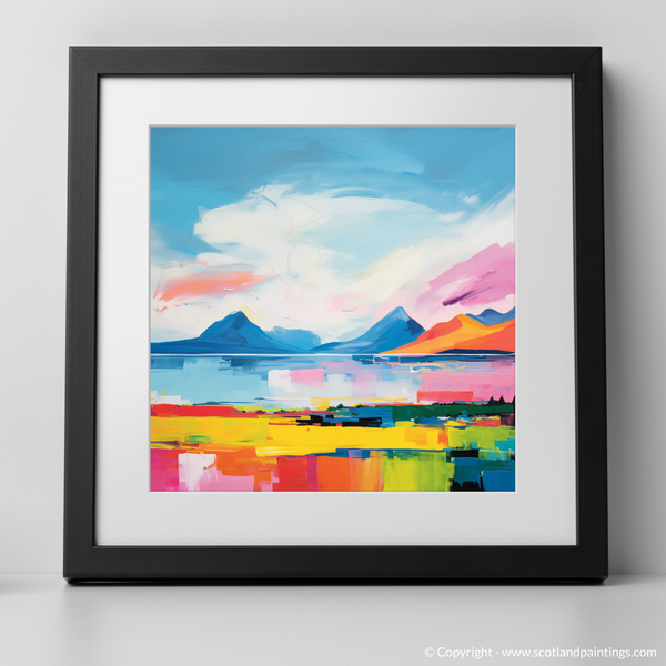 Framed version of Isle of Arran