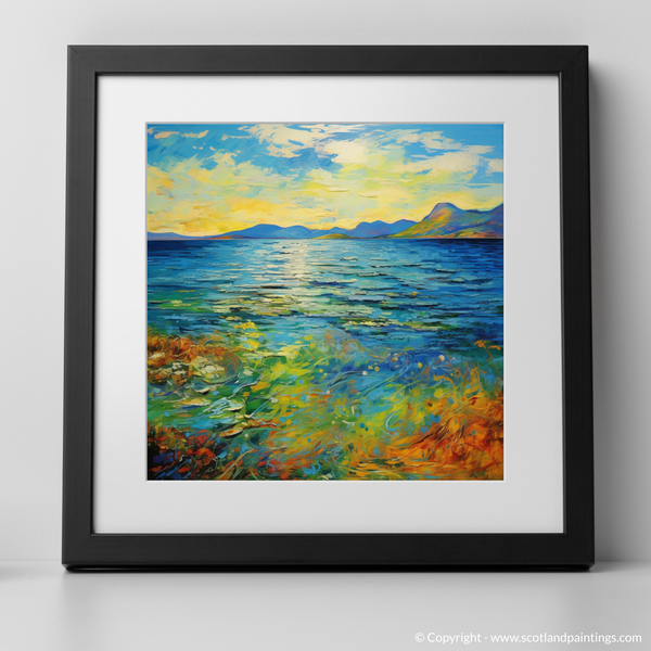 Framed version of Isle of Arran