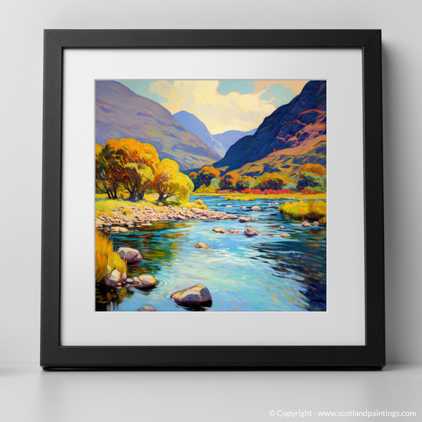 Framed version of River Coe