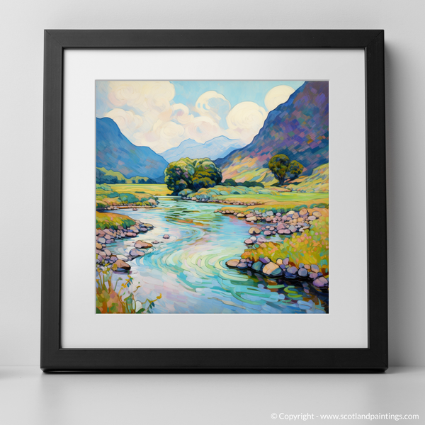 Framed version of River Coe