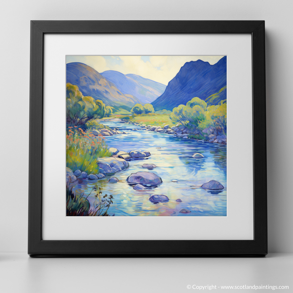 Framed version of River Coe