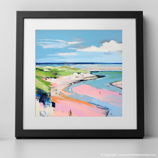 Framed version of St Cyrus Beach