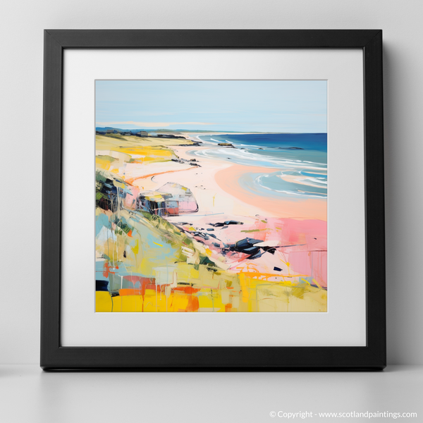 Framed version of St Cyrus Beach