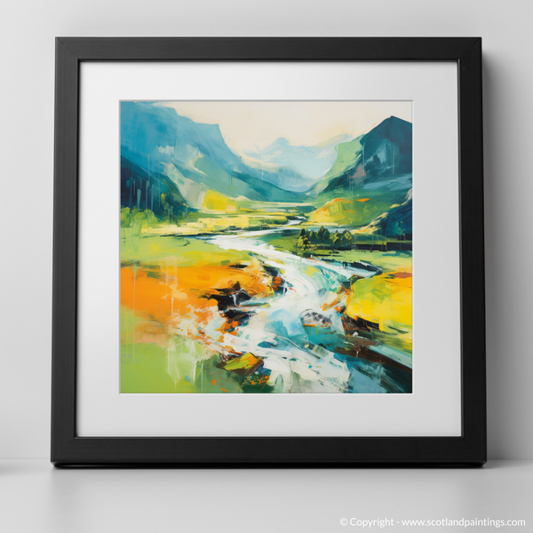 Framed version of River Garry