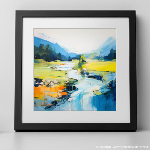 Framed version of River Garry