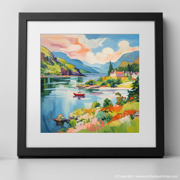 Framed version of Loch Morar