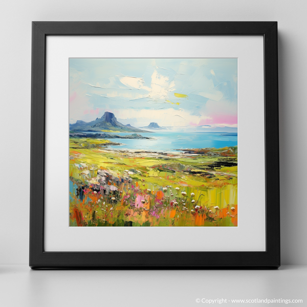 Framed version of Isle of Eigg