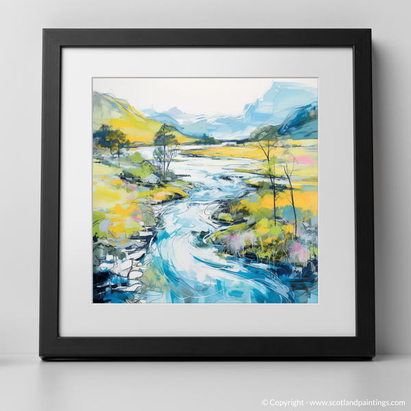 Framed version of River Orchy