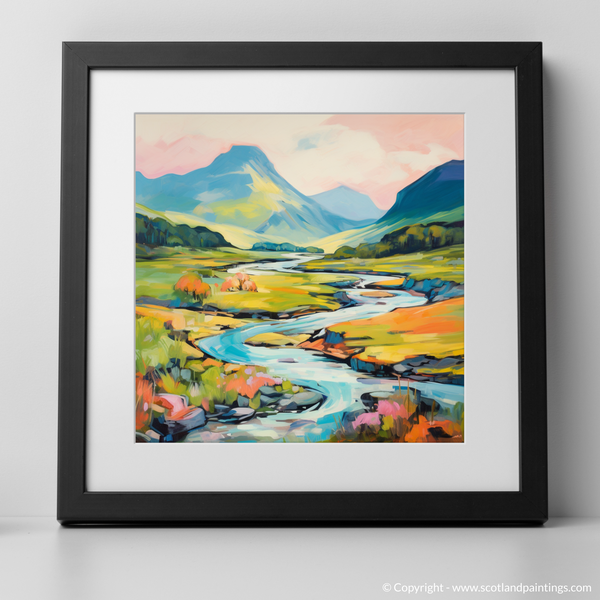 Framed version of Glen Sannox