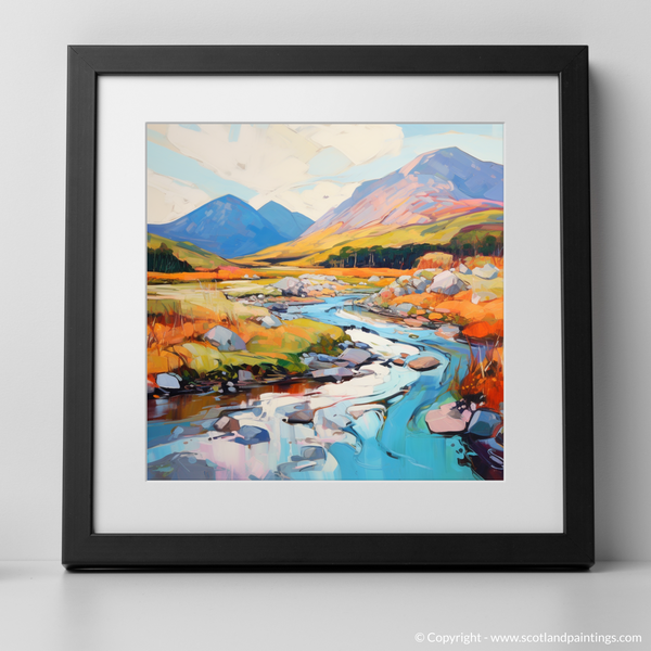 Framed version of Glen Sannox