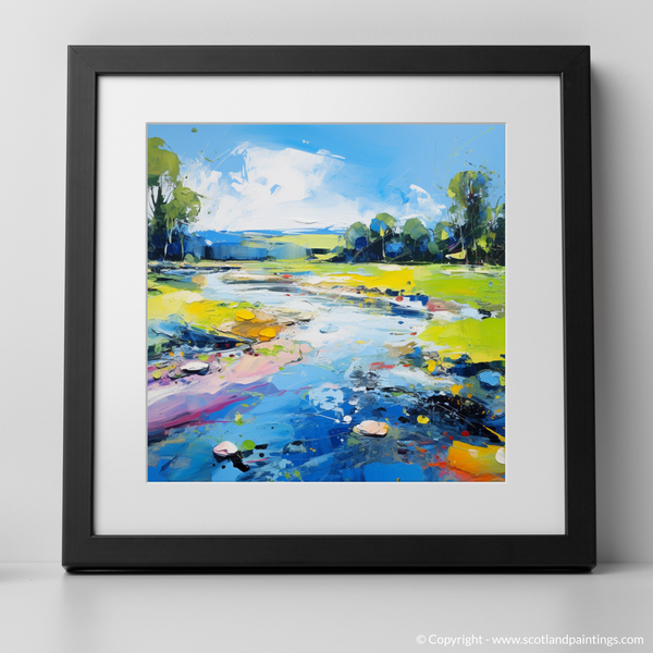 Framed version of River Dee