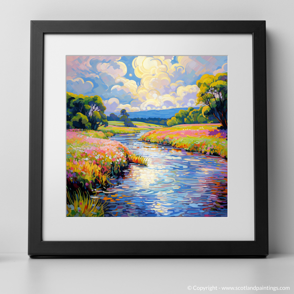 Framed version of River Esk