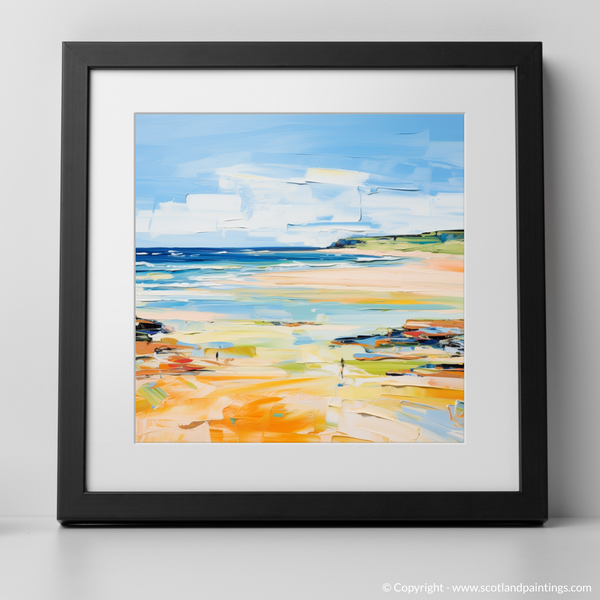 Framed version of St Cyrus Beach