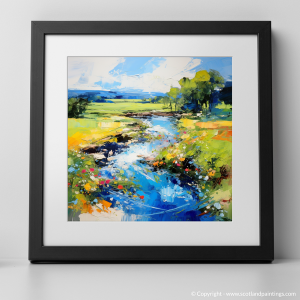 Framed version of River Carron